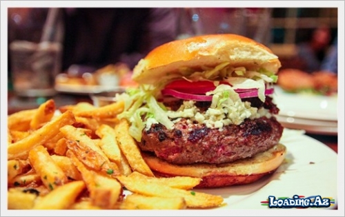 Asan başa gələn Hamburger - LoaDinG.Az