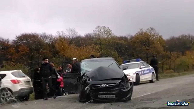 Azərbaycanda yol qırğını: 4 ölü, 5 yaralı - LoaDinG.Az
