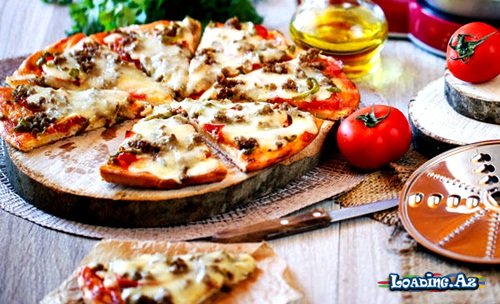 Günün resepti: Qiyməli Pizza - LoaDinG.Az