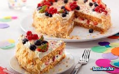 Çiyələkli Browni - LoaDinG.Az