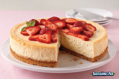 Çizkeyk (cheescake) resepti - LoaDinG.Az