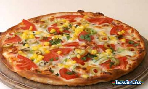 Sosisli pizza - LoaDinG.Az