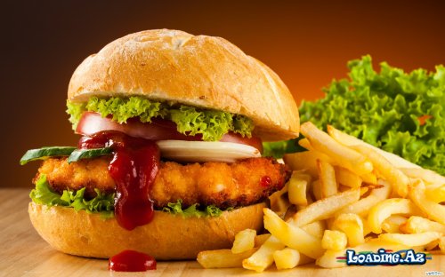 Hamburger  resepti - LoaDinG.Az