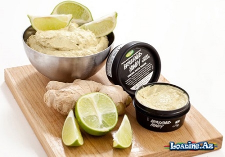 Üz dərisini gözəlləşdirən zəncəfil maskaları
