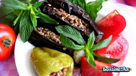 Göbələklə dolma resepti - LoaDinG.Az