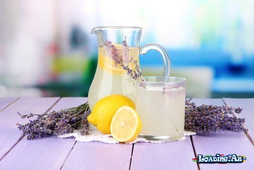 Lavandalı limonad RESEPTİ - LoaDinG.Az