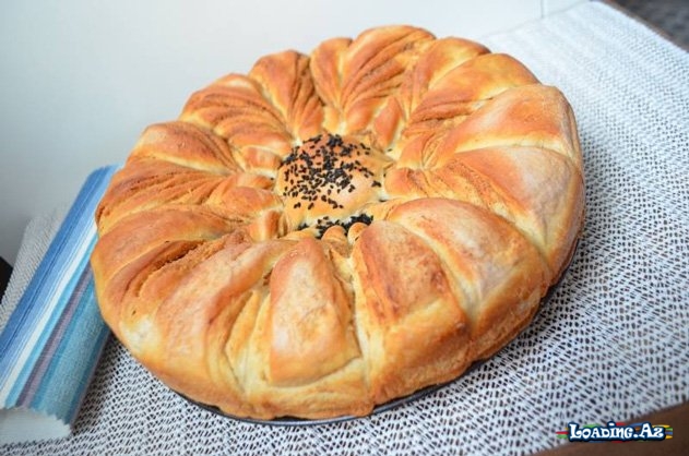 Xaş -Xaşlı Çiçək Çörək Tarifi FOTO RESEPT - LoaDinG.Az