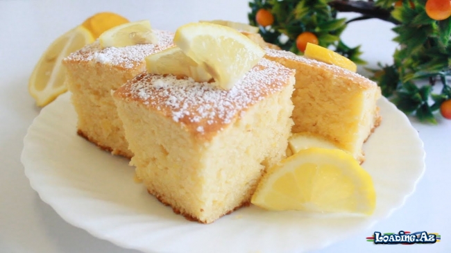 Limonlu keks - LoaDinG.Az