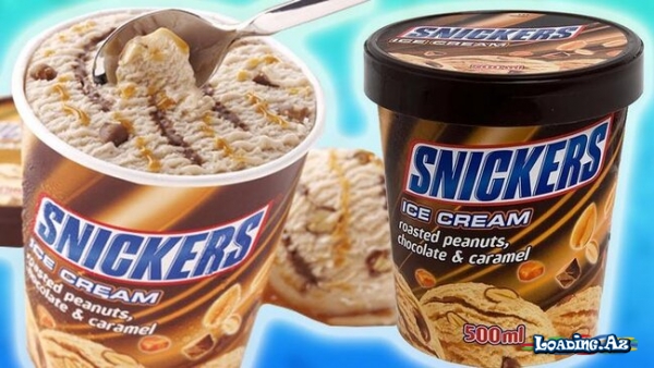 Snickers dondurmasını özünüz hazırlayın - LoaDinG.Az