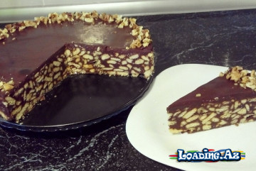 Peçenyeli şokolad tortu - LoaDinG.Az