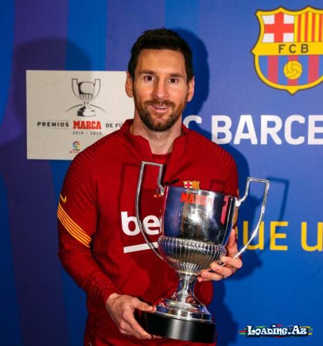 Messi bu mükafata yeddinci dəfə sahib çıxdı