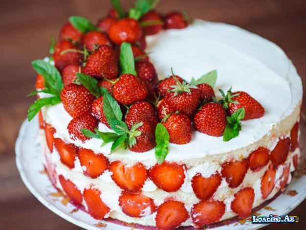 Meyvəli tort resepti