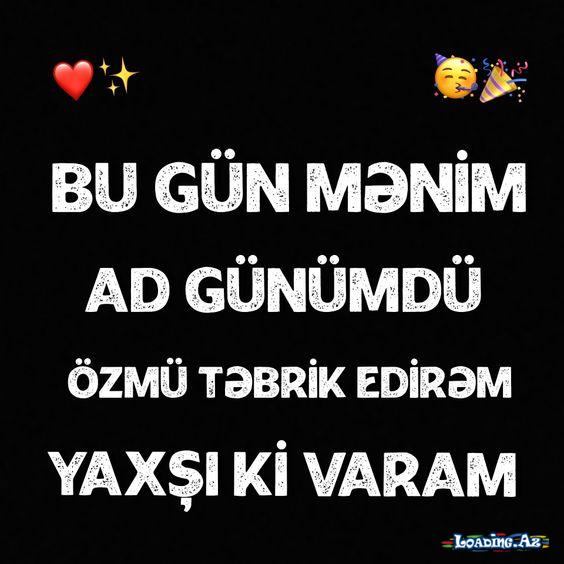 Bu gün mənim ad günüm🎂🥳 - LoaDinG.Az