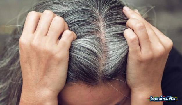 Saçların ağarmasına səbəb nədir? Nələr saça yaxşı təsir edər? Ağ saçları qaraya çevirəcək təbii üsullar