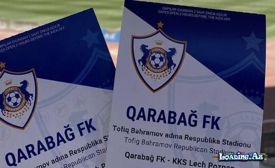 "Qarabağ"ın səfər oyununun biletləri iki saata satılıb - YENİLƏNİB