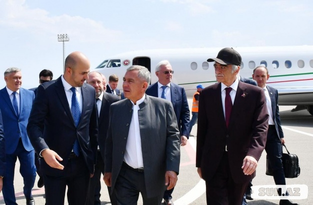 Tatarıstan rəhbəri Qarabağa gəldi - FOTO - LoaDinG.Az