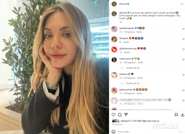Eda Ecenin uşağının cinsiyyəti bəlli oldu - FOTO
