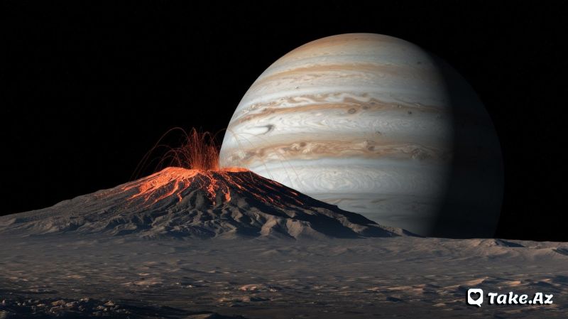 NASA, Yupiterin peykində nəhəng vulkan kəşf edib!