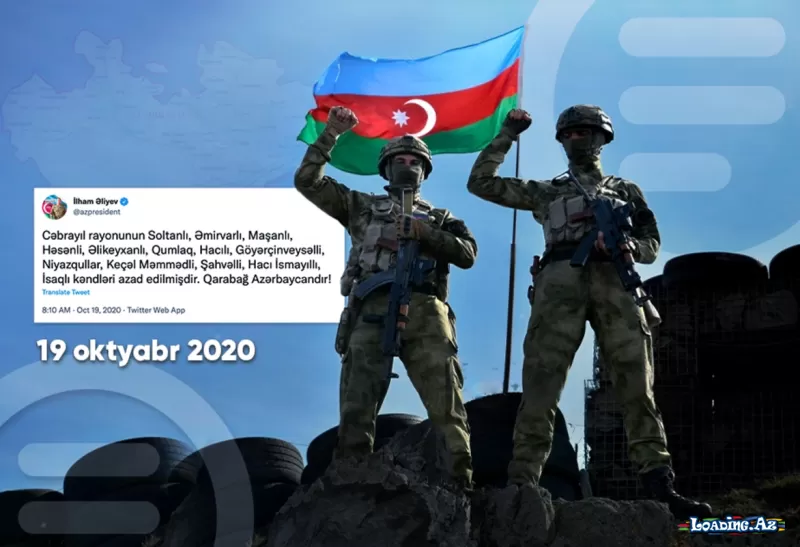Vətən müharibəsinin 23-cü günü - 13 kənd işğaldan azad edilir - LoaDinG.Az