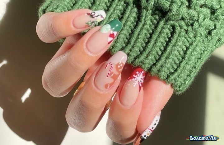 Winter nails for girls