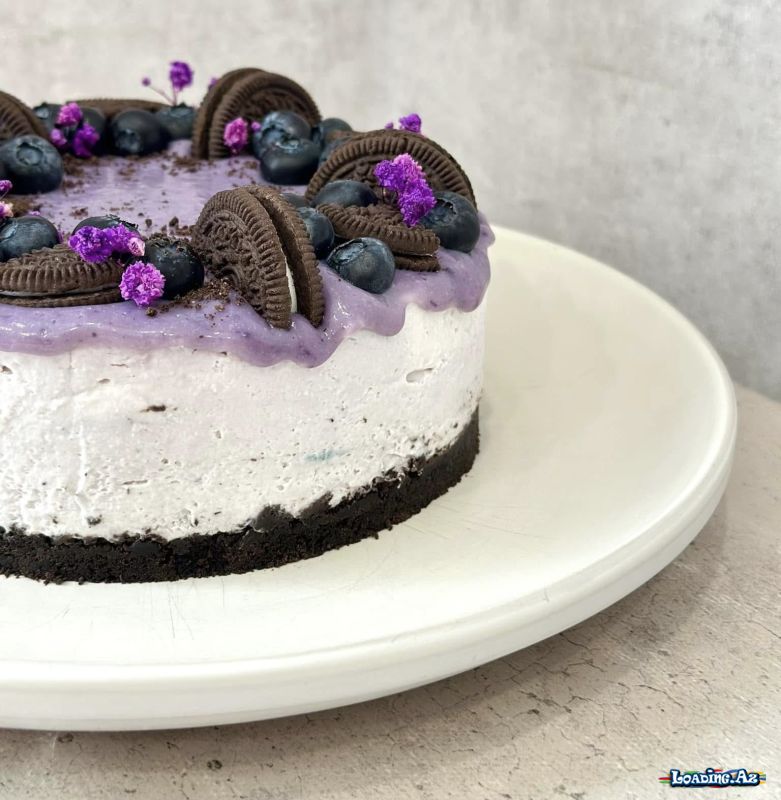 Oreo-Bluberry Cheesecake - LoaDinG.Az