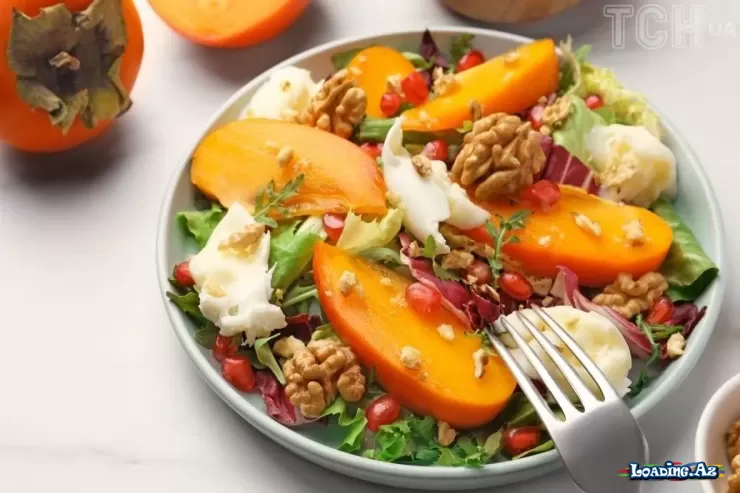 Mayonezsiz xurma salatı – RESEPT - LoaDinG.Az