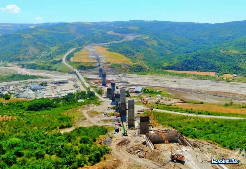 В Азербайджане строится подвесной мост рекордной высоты - LoaDinG.Az