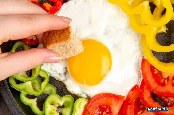 "İtalyan üsulu" bişirilmiş yumurtalı bulka: RESEPT - LoaDinG.Az