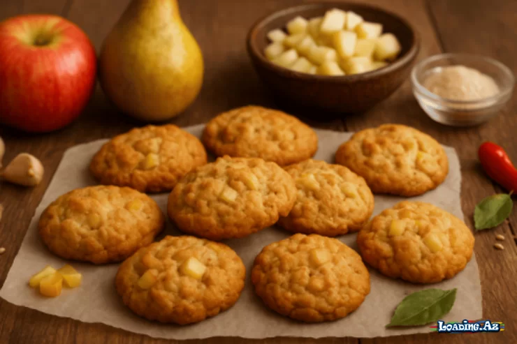 Əsl yay deserti - Alma və armudla xırçıldayan peçenye - LoaDinG.Az