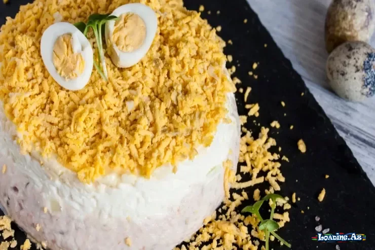 “Mimoza” salatının gizli inqrediyenti - RESEPT - LoaDinG.Az
