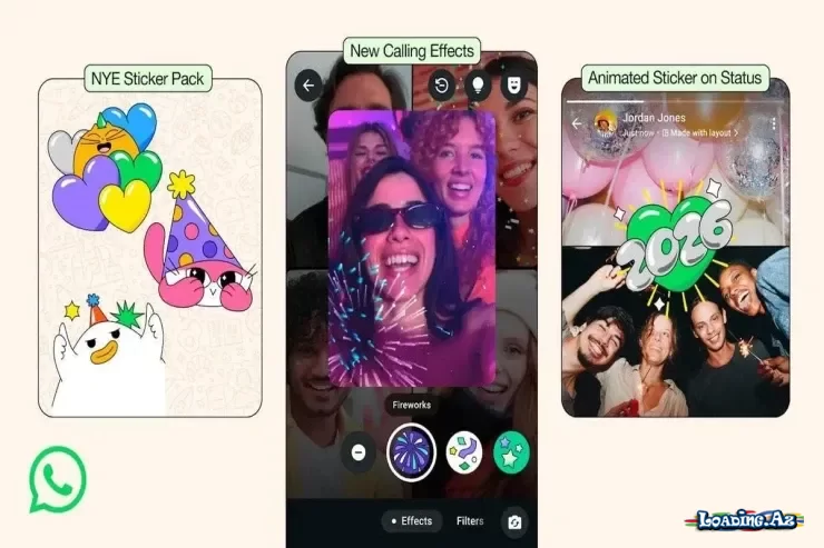 “WhatsApp” Yeni il yeniləməsini əlavə etdi - LoaDinG.Az