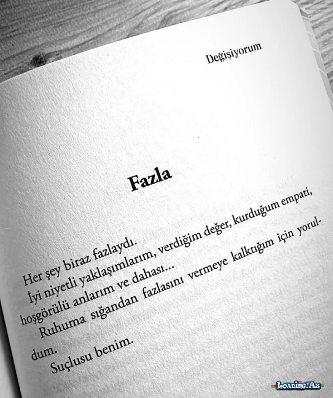 Ve ben artık kimsenin samimiyetine inanmıyorum..