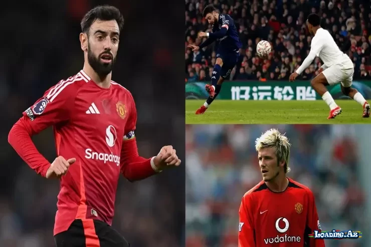 Bruno Fernandeş Devid Bekhemin 26 illik rekordunu yenilədi - LoaDinG.Az