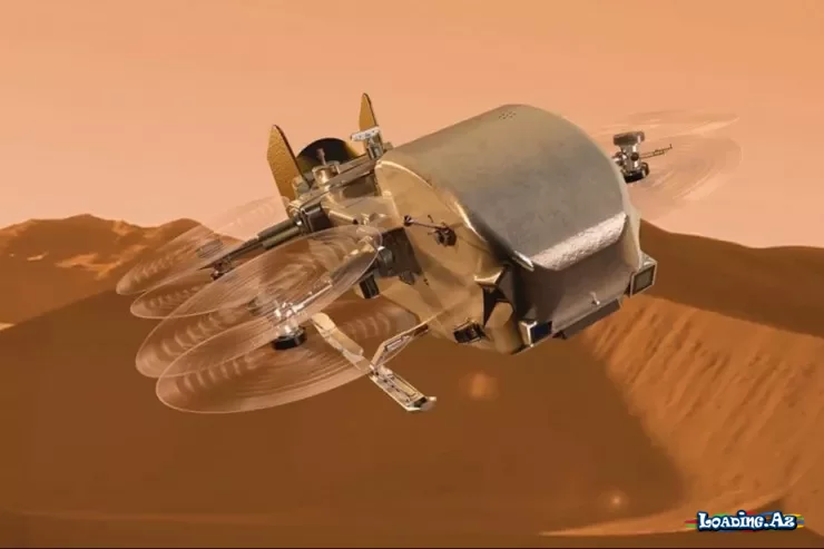 Saturn planetinin peyki üçün “Dragonfly” dronunun  hazırlanmasına başlanıldı - LoaDinG.Az