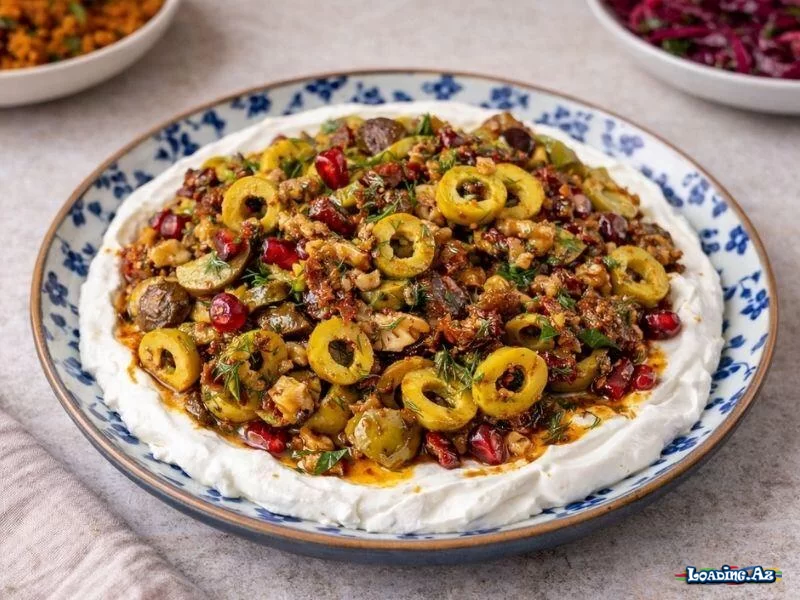 Yaşıl zeytun məzəsi resepti - LoaDinG.Az