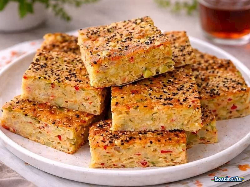 Səhər yeməyi üçün duzlu keks necə hazırlanır? - LoaDinG.Az