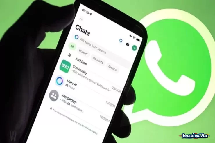 “WhatsApp”dan istifadəçilərə yeni imkan - Süni intellekti deaktiv edə bilərsiniz - LoaDinG.Az