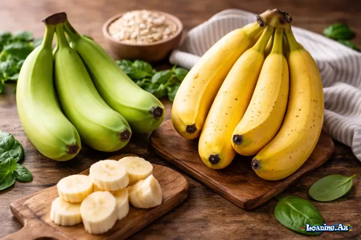 Yaşıl və sarı banan - Arıqlamaq üçün hansı daha effektlidir? - LoaDinG.Az