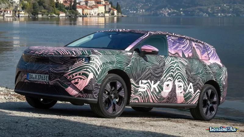 Skoda ən böyük elektrik SUV-nu təqdim edəcək. - LoaDinG.Az
