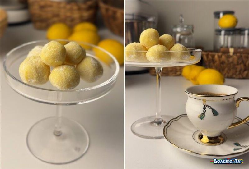 Damağınızı dadlandıracaq praktik limon topları resepti - LoaDinG.Az