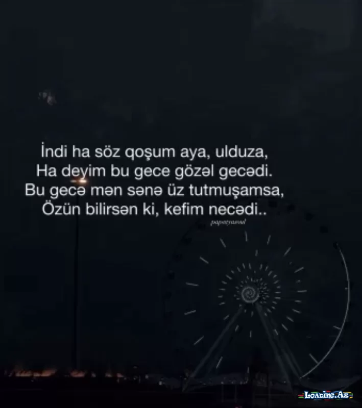 Sənan Aslan şeir - LoaDinG.Az