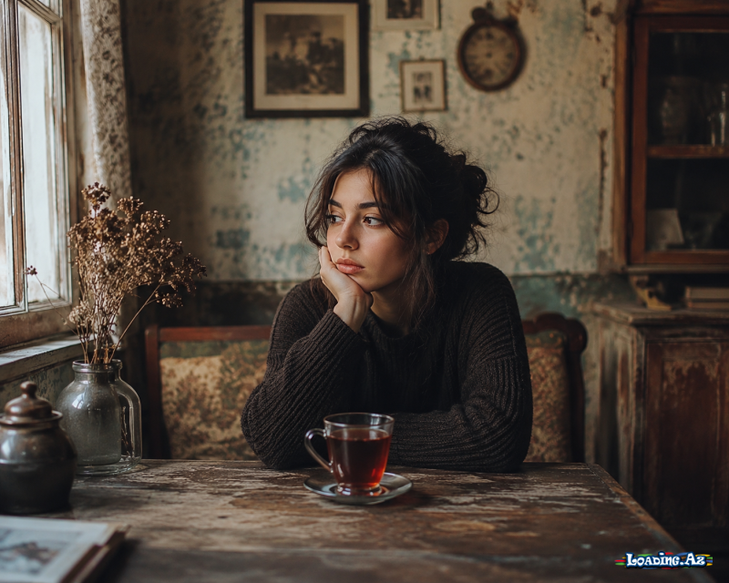 Qabağımda çayım soyuyub, dəyişməyə ərinirəm. - LoaDinG.Az