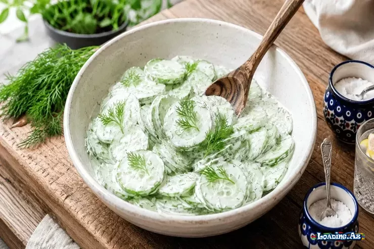 Bu xiyar salatı kababla daha ləzzətli olur - RESEPT - LoaDinG.Az
