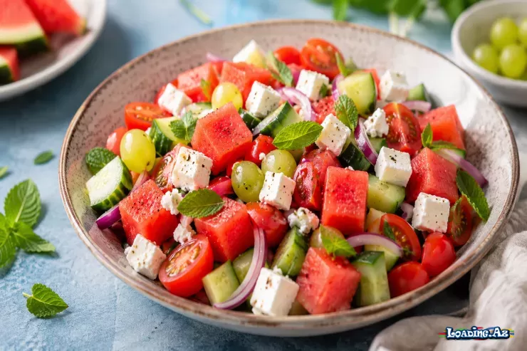 İstidə cəmi 10 dəqiqəyə hazırlaya biləcəyiniz ən ləzzətli salat RESEPTİ - LoaDinG.Az