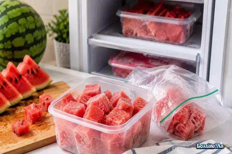 Qarpızı dondurmaq olar? - Düzgün üsul - LoaDinG.Az