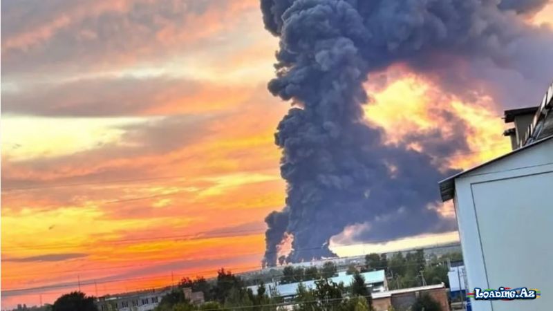 Orenburqda "Ozon" anbarına dron hücumu oldu - LoaDinG.Az