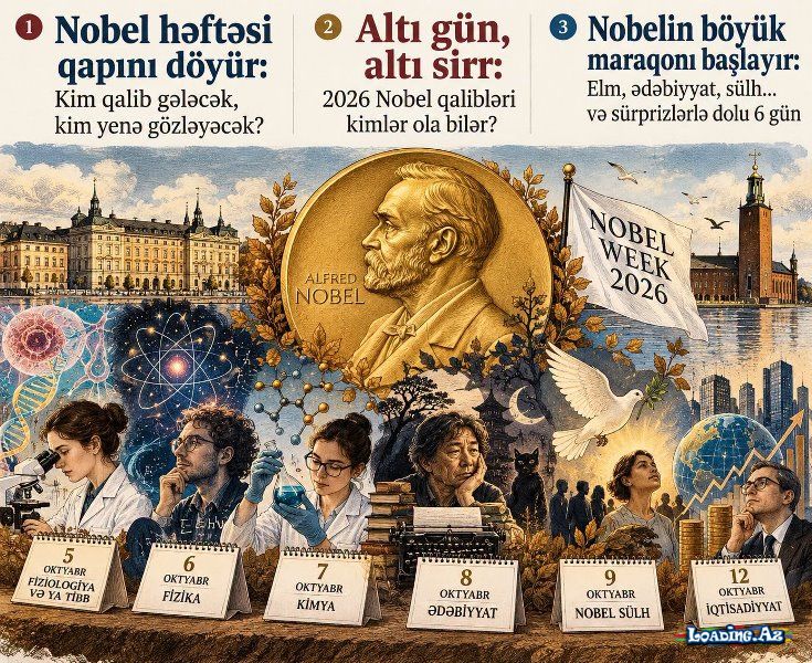 Nobel həftəsi açılır - Sun.Az