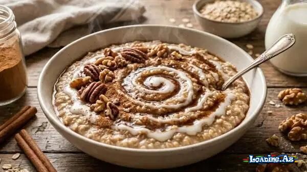 Rafinə olunmamış şəkərsiz səhər yeməyi: "Cinnamon roll" dadında yulaf resepti - Duz.Az